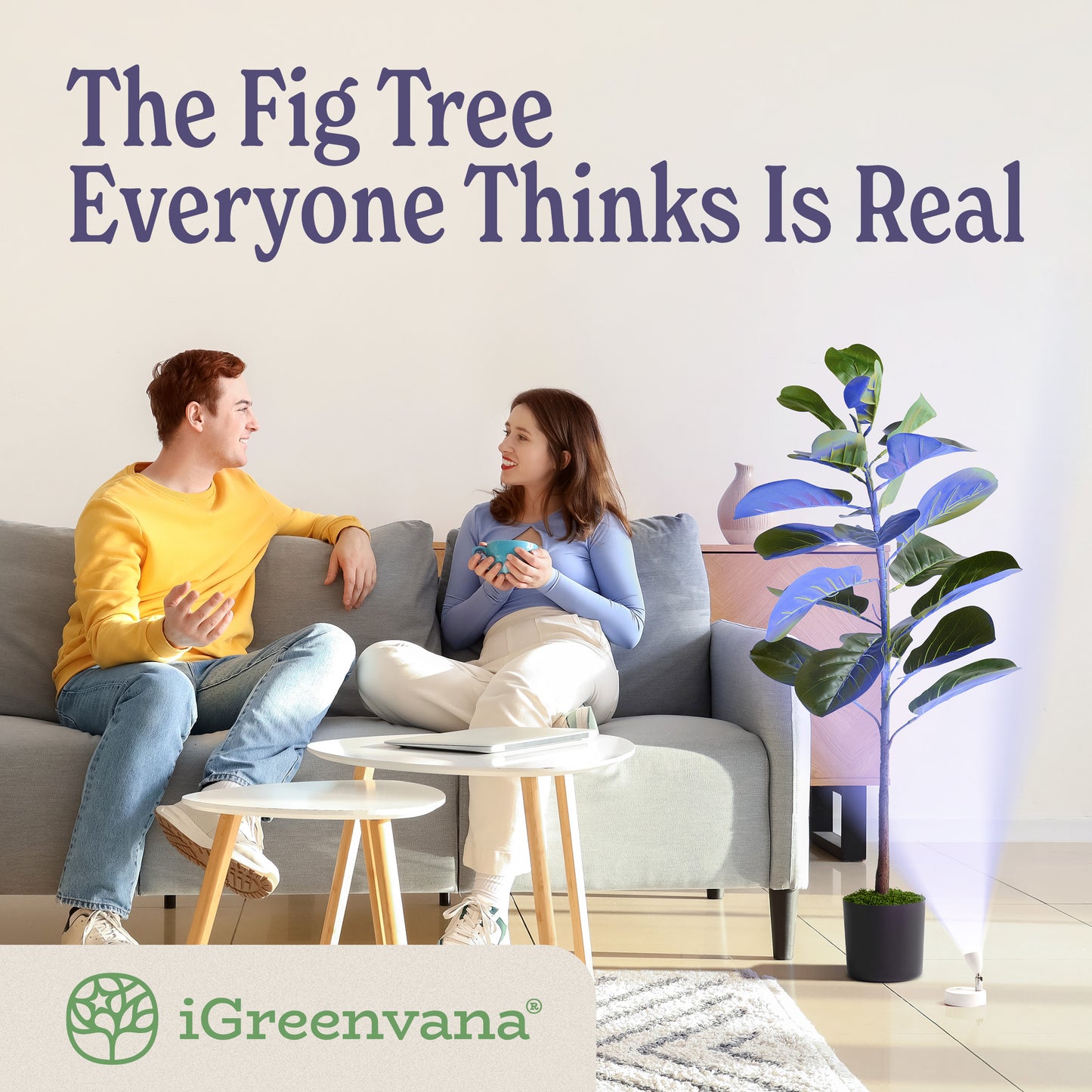 3ft Faux Fiddle Leaf Fig Tree
